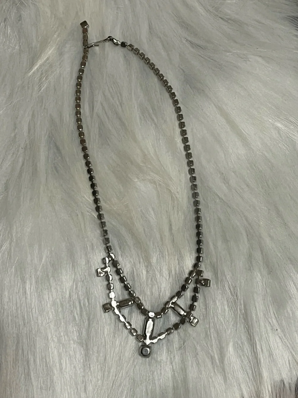 Vintage silver tone